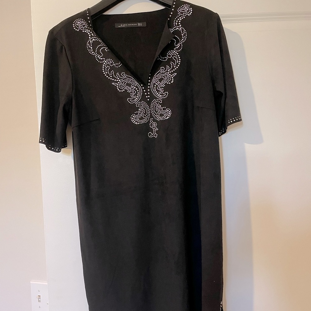SUEDE DRESS